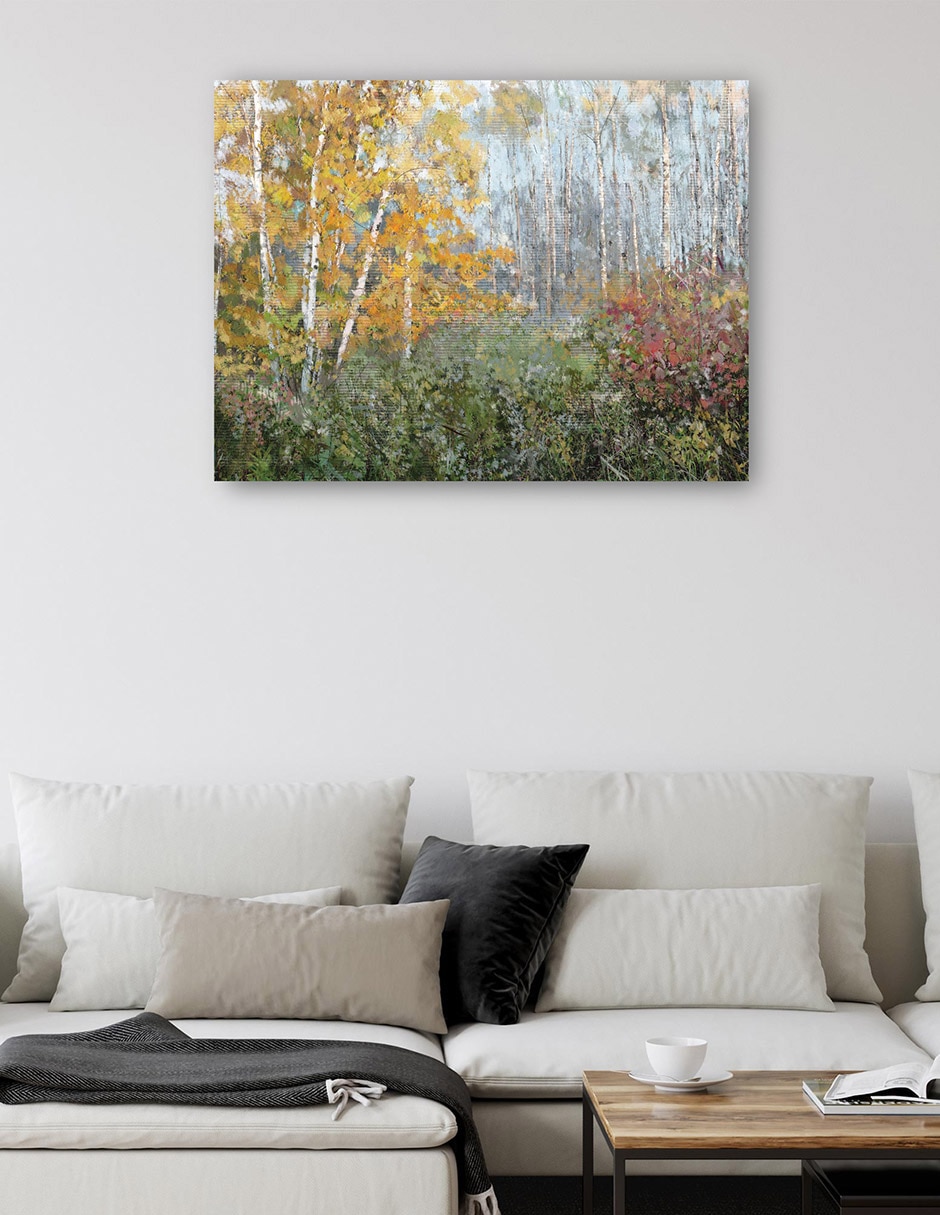 Cuadro decorativo Rueda de color técnica mixta Bosques 2