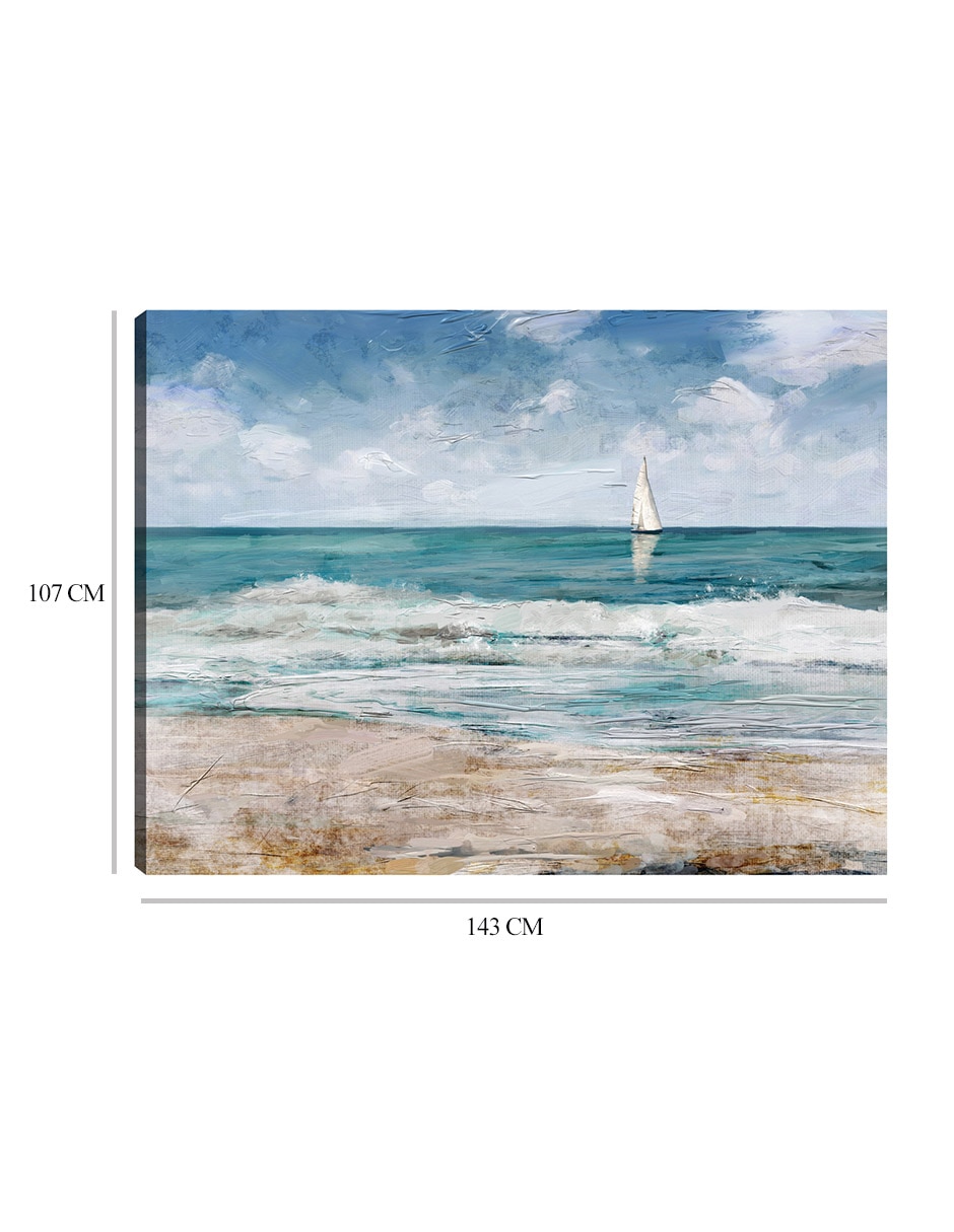 Cuadro decorativo Cayo verano técnica mixta Playas 9