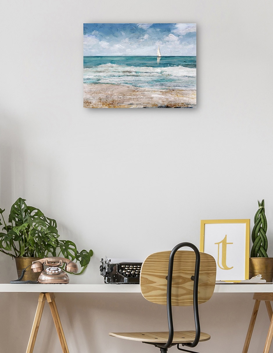 Cuadro decorativo Cayo verano técnica mixta Playas 5