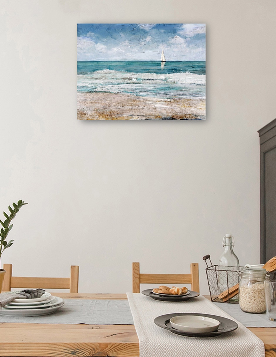 Cuadro decorativo Cayo verano técnica mixta Playas 4