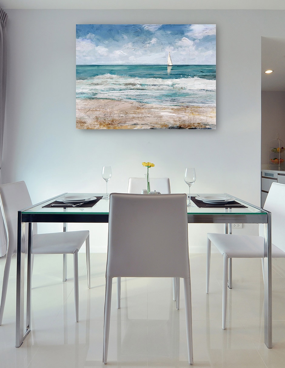 Cuadro decorativo Cayo verano técnica mixta Playas 8