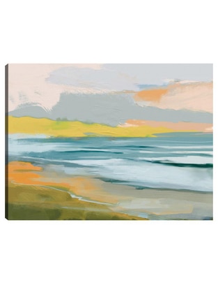 Cuadro decorativo Colores costeros 2 técnica mixta Playas