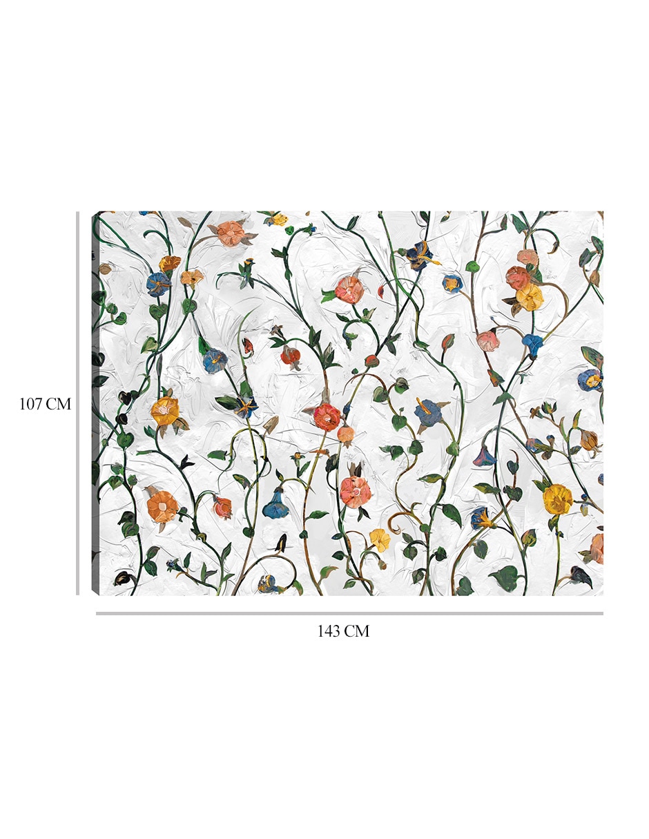 Cuadro decorativo Enrejado de Jardín técnica mixta 9