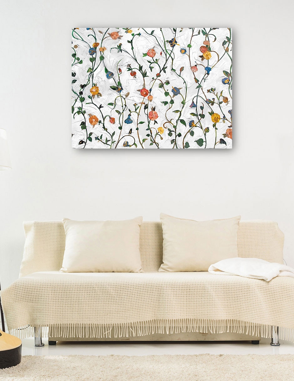 Cuadro decorativo Enrejado de Jardín técnica mixta 8