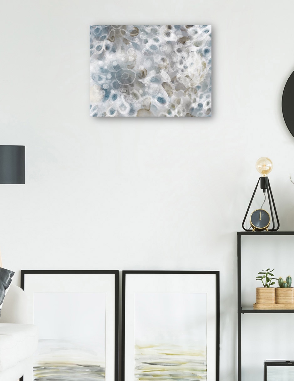 Cuadro decorativo Dúo de pétalos técnica mixta Formas 5