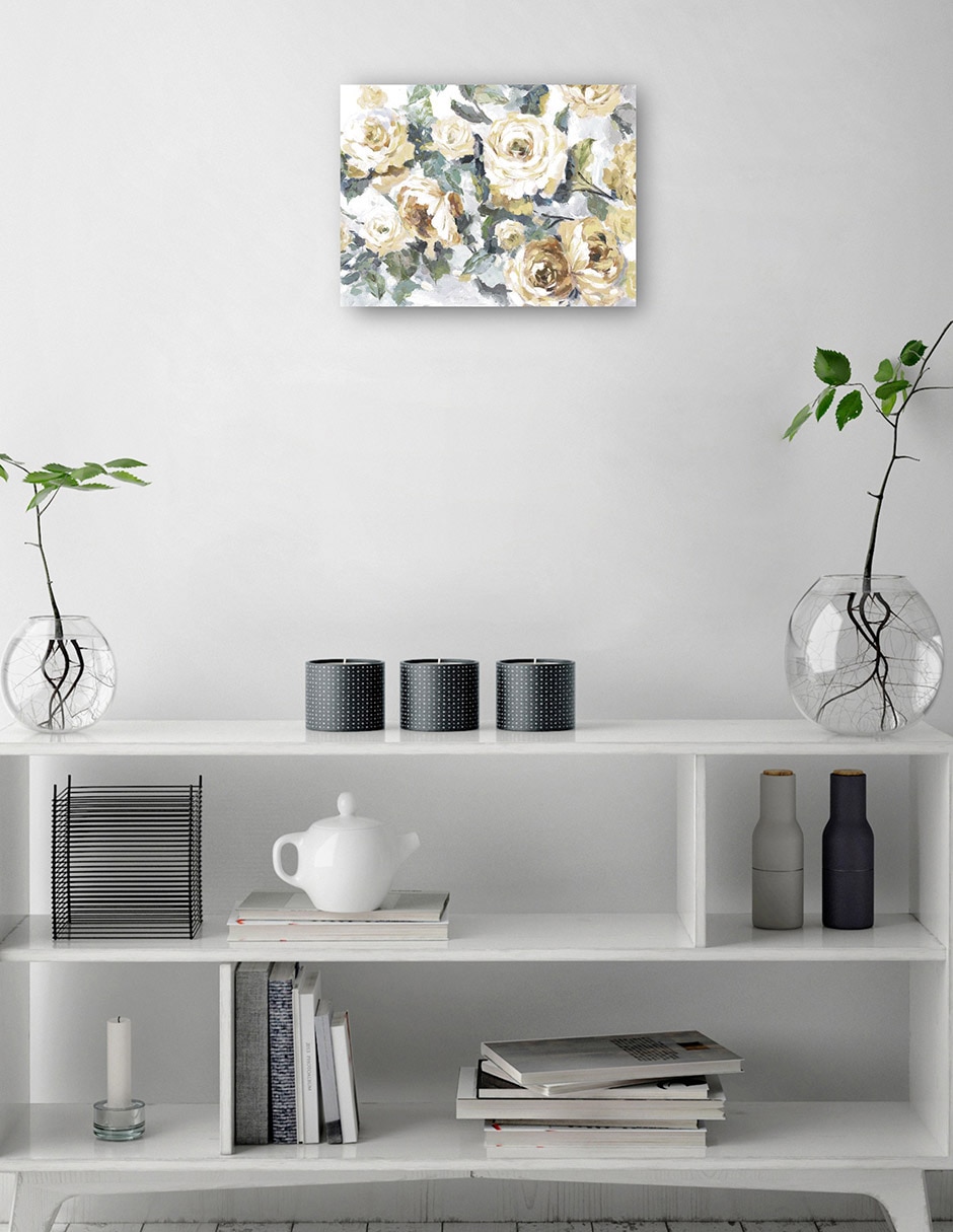 Cuadro decorativo La Vie Gold Light Crop mixta 7