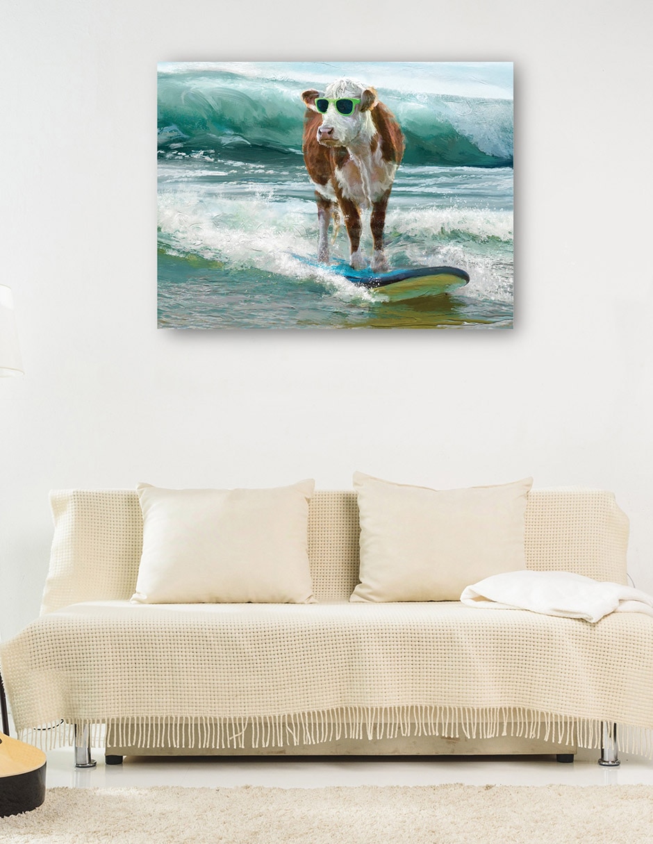 Cuadro decorativo Turf técnica mixta Playas 6