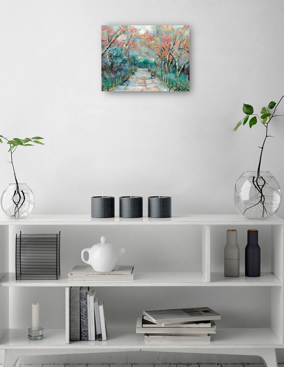 Cuadro decorativo Vía II técnica mixta 7