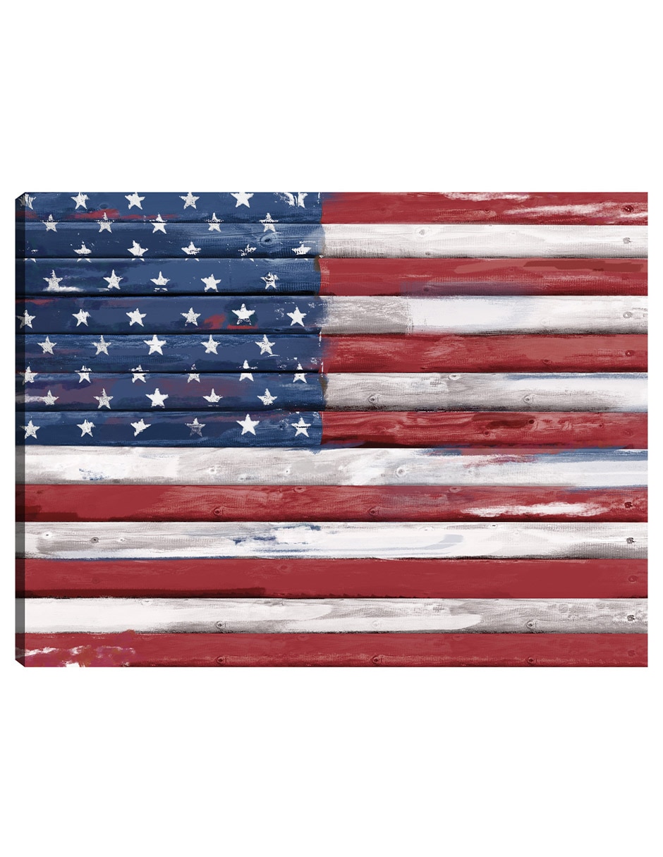 Cuadro decorativo Shiplap Lealtad I técnica mixta Patriotismo Cuadro decorativo Shiplap Lealtad I técnica mixta Patriotismo