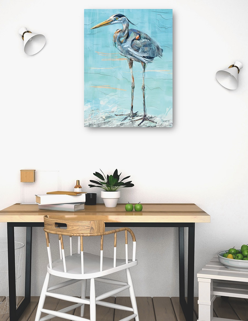 Cuadro decorativo Ave Marina - Impresión En Lienzo técnica mixta Animales Marinos 4