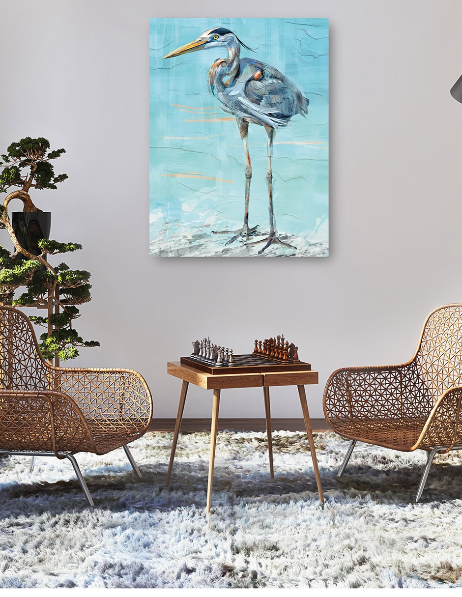 Cuadro decorativo Ave Marina - Impresión En Lienzo técnica mixta Animales Marinos 5