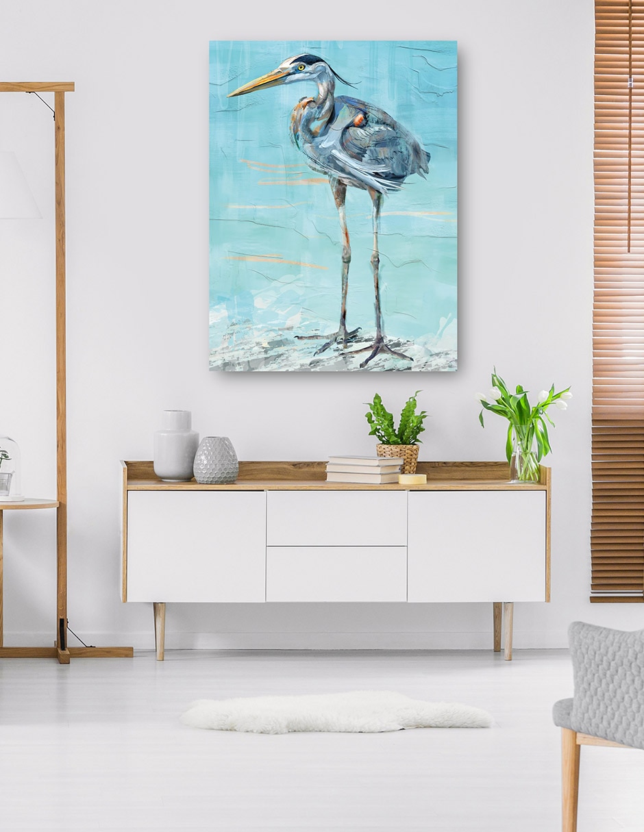 Cuadro decorativo Ave Marina - Impresión En Lienzo técnica mixta Animales Marinos 6