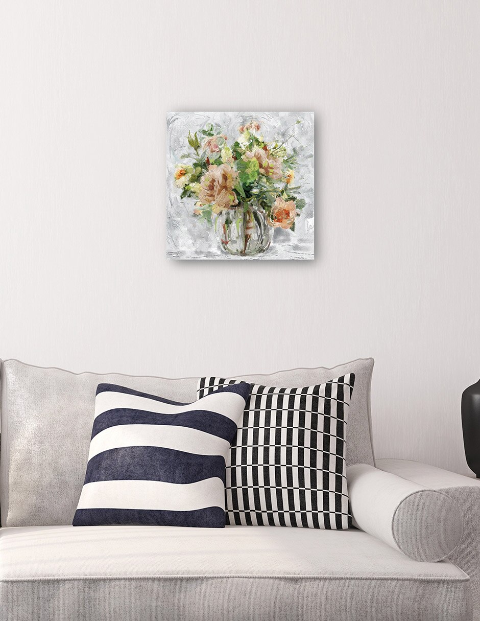 Cuadro decorativo Amelia - Impresión En Lienzo técnica mixta Floreros 4
