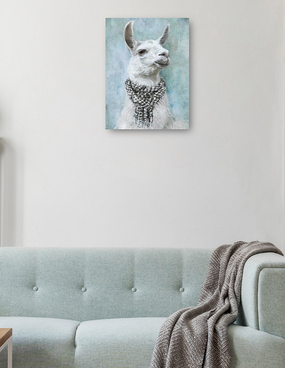 Cuadro decorativo Aristóteles - Impresión En Lienzo técnica mixta Animales Domésticos 2