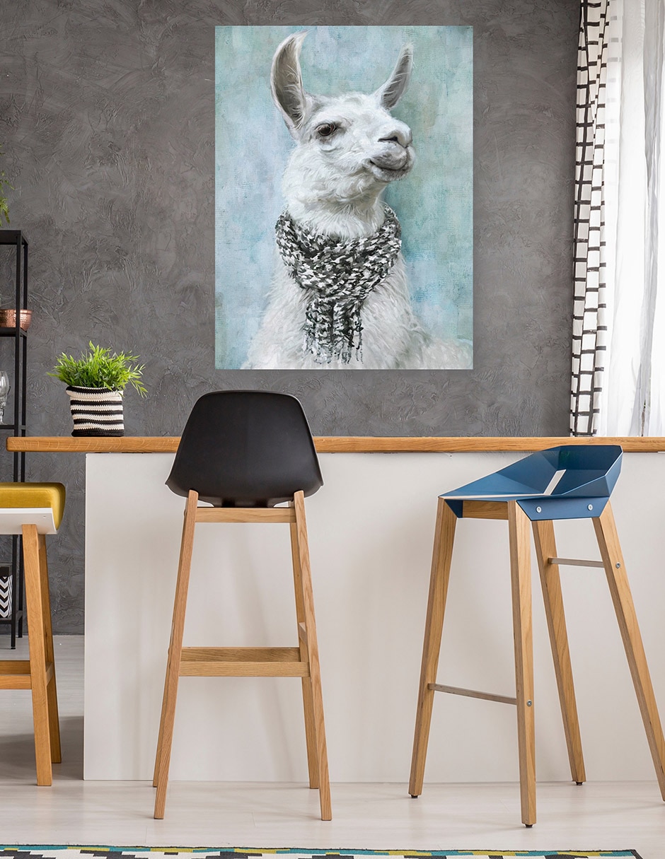 Cuadro decorativo Aristóteles - Impresión En Lienzo técnica mixta Animales Domésticos 5