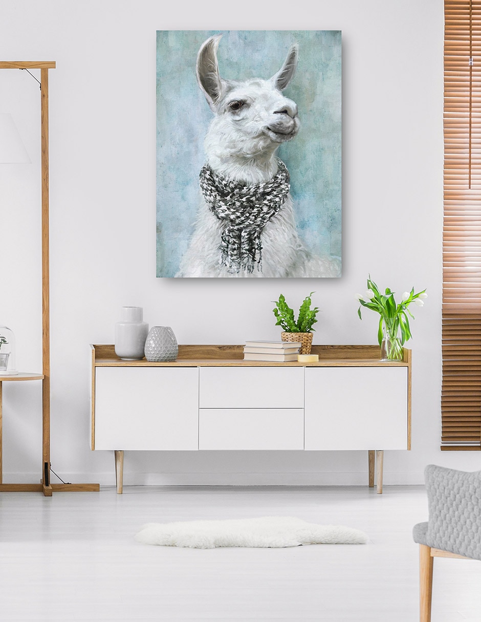 Cuadro decorativo Aristóteles - Impresión En Lienzo técnica mixta Animales Domésticos 6