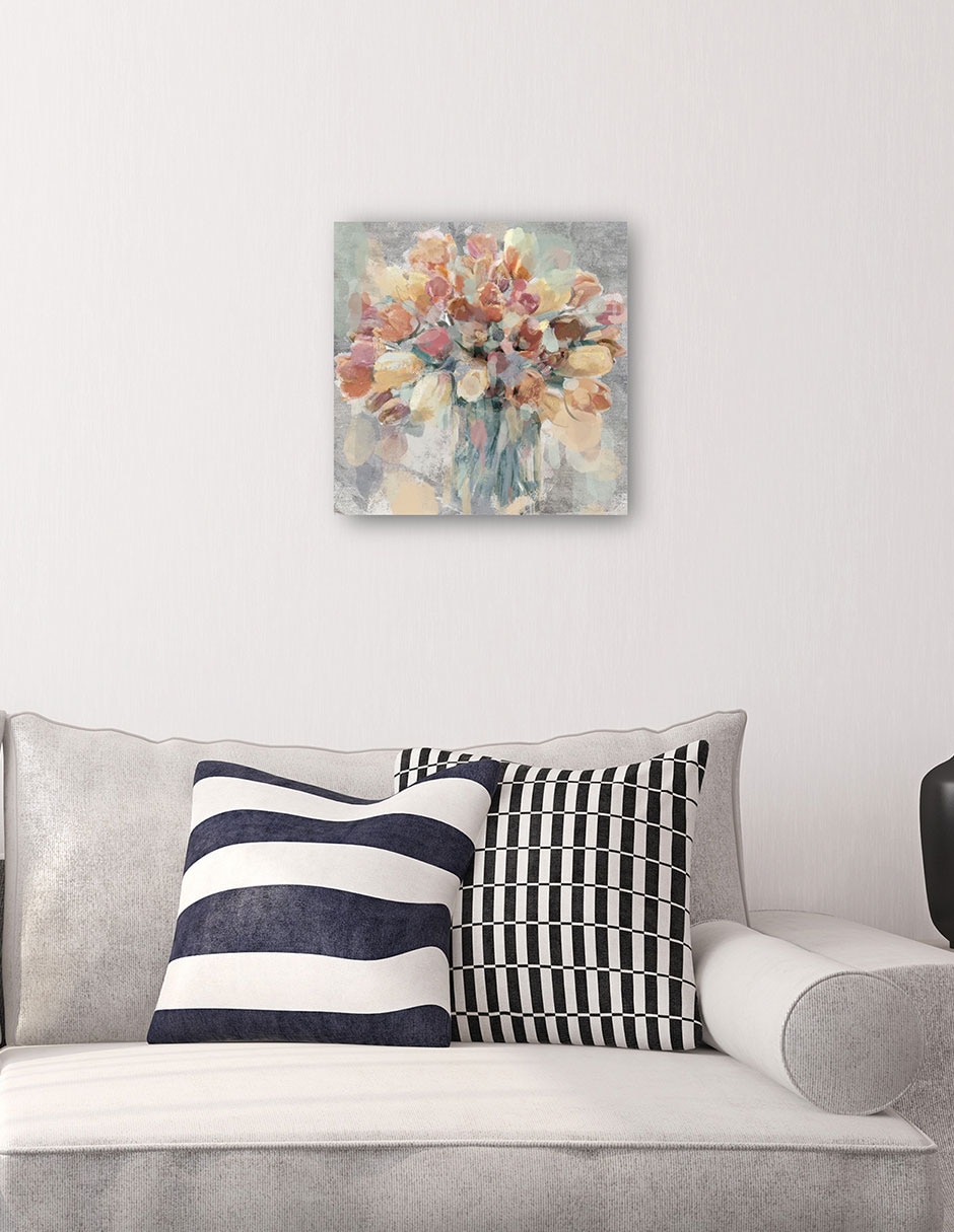 Cuadro decorativo Arreglo Del Jardín - Impresión En Lienzo técnica mixta Floreros 6