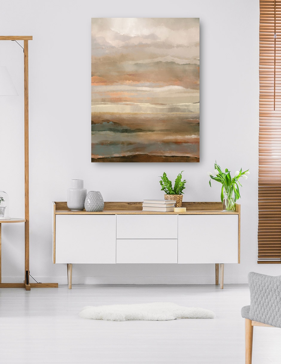 Cuadro decorativo Atardecer Lavado Ii - Impresión En Lienzo técnica mixta Inspiración 6