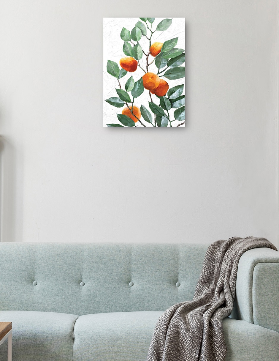 Cuadro decorativo Arbol De Mandarina - Impresión En Lienzo técnica mixta Naturaleza 2