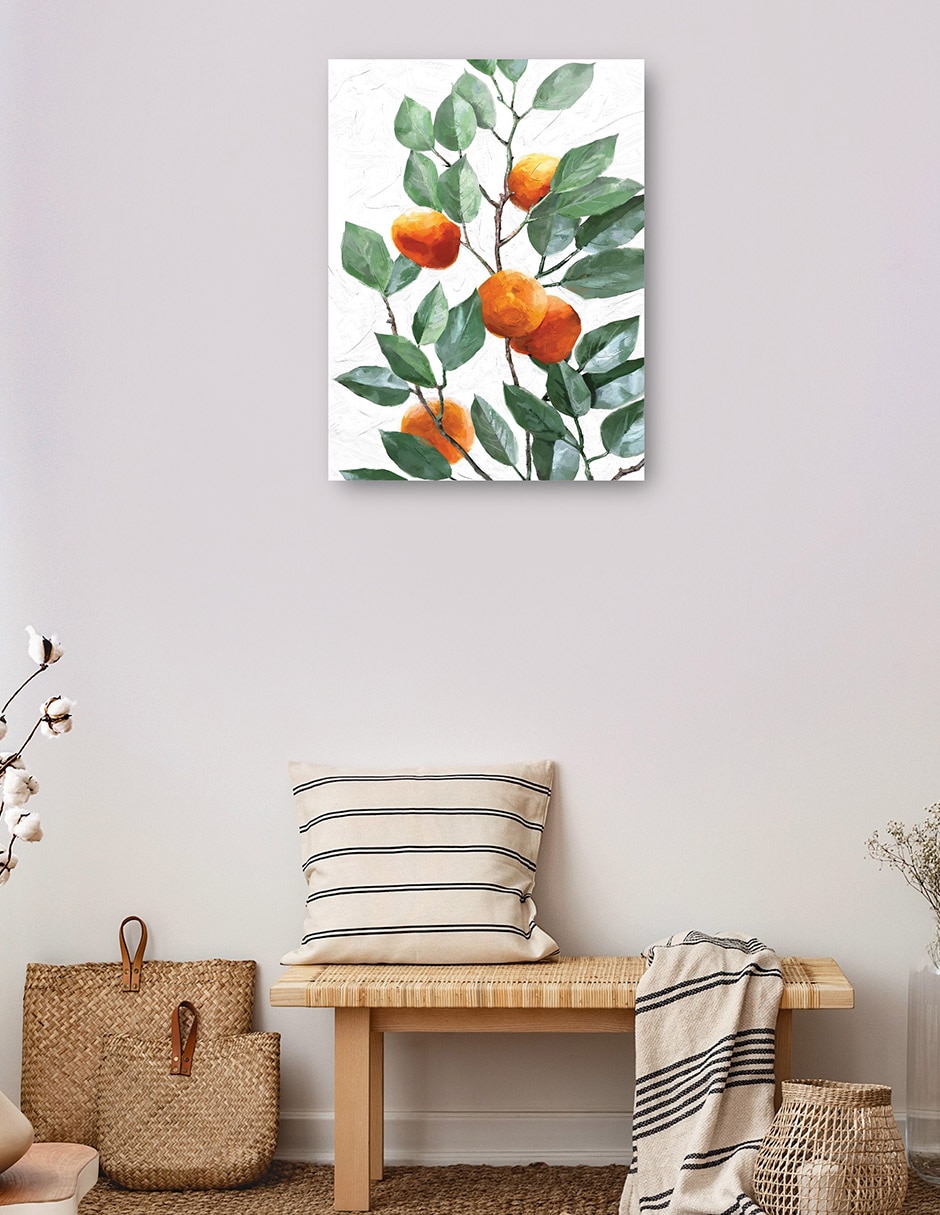 Cuadro decorativo Arbol De Mandarina - Impresión En Lienzo técnica mixta Naturaleza 3