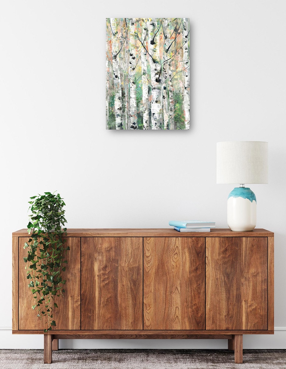 Cuadro decorativo Árboles De Caleidoscopio Iii - Impresión En Lienzo técnica mixta Bosques 2