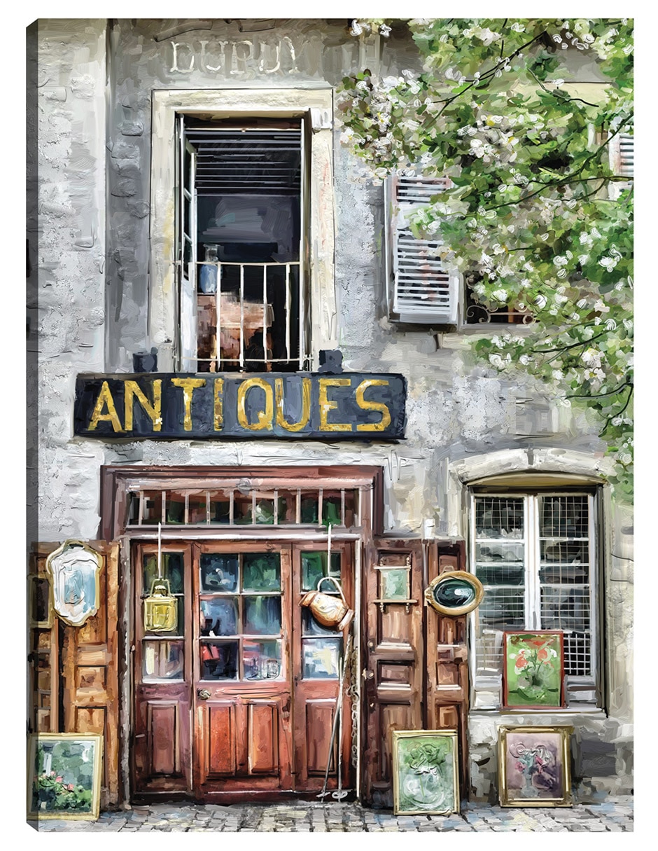 Cuadro decorativo Antigüedades - Impresión En Lienzo técnica mixta Arquitectura Cuadro decorativo Antigüedades - Impresión En Lienzo técnica mixta Arquitectura