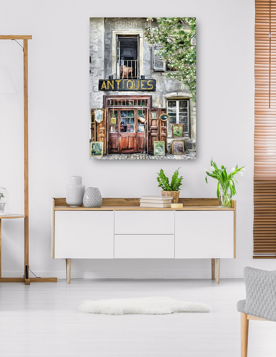 Cuadro decorativo Antigüedades - Impresión En Lienzo técnica mixta Arquitectura 6