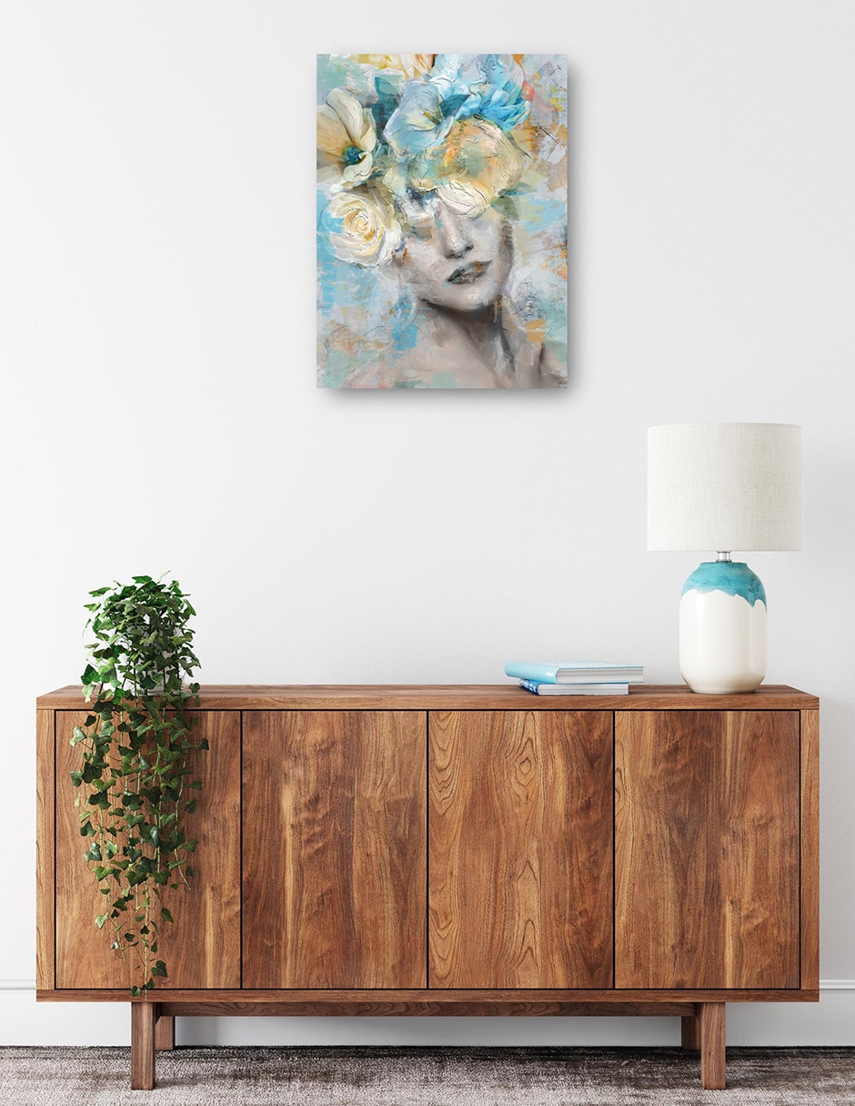 Cuadro decorativo Aura - Impresión En Lienzo técnica mixta Gente 2