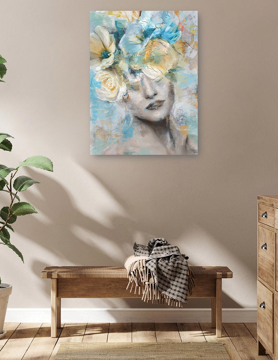 Cuadro decorativo Aura - Impresión En Lienzo técnica mixta Gente 5