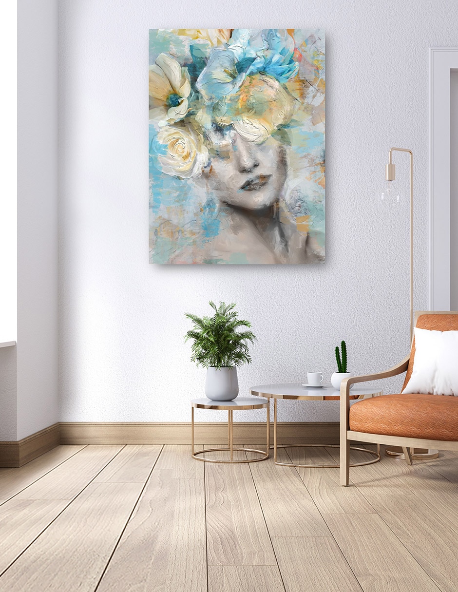 Cuadro decorativo Aura - Impresión En Lienzo técnica mixta Gente 6