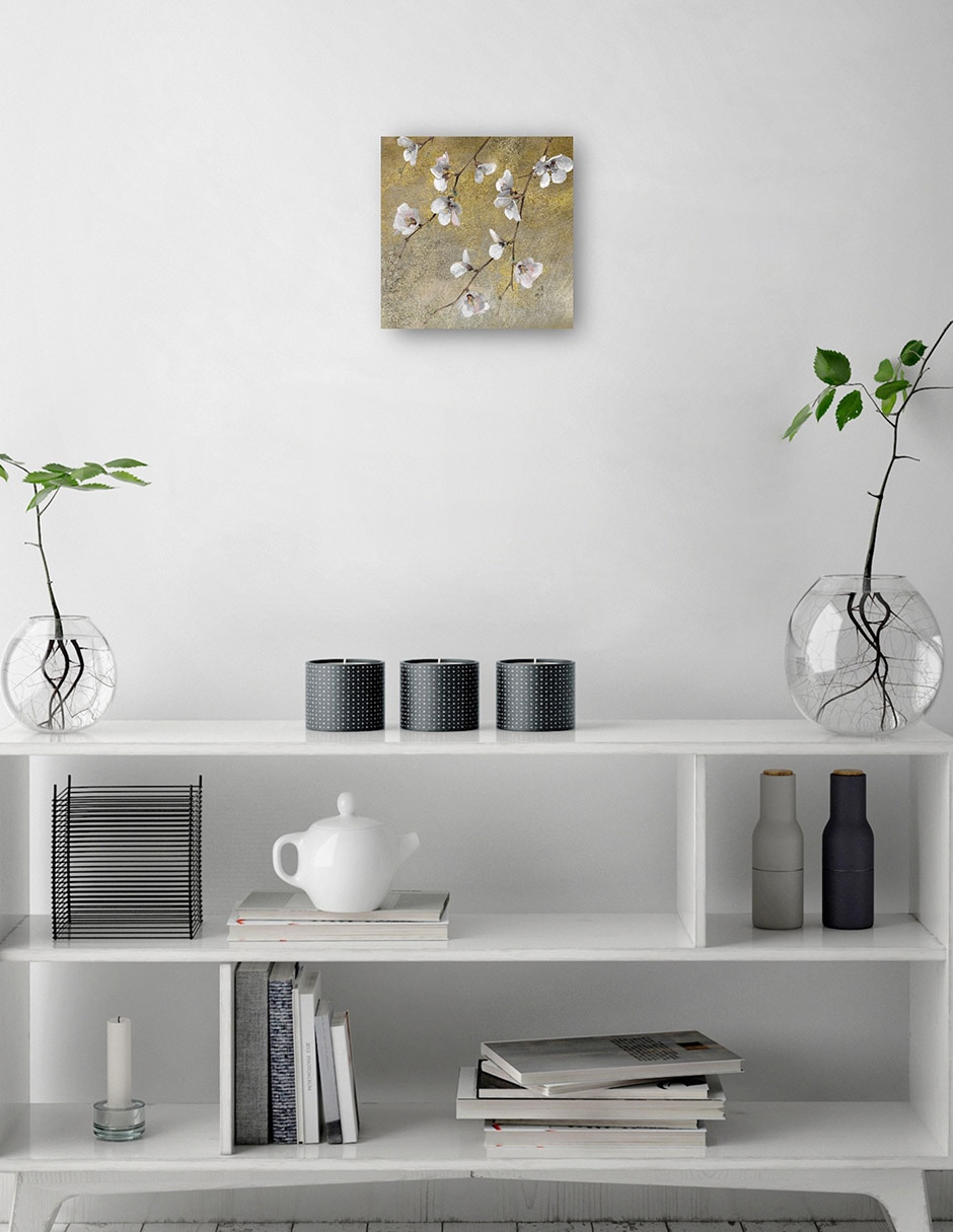 Cuadro decorativo Annabel - Impresión En Lienzo técnica mixta Floración 2