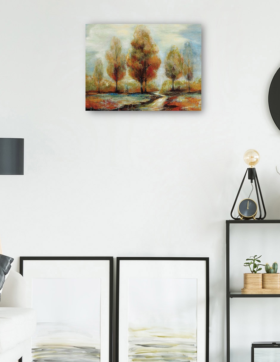 Cuadro decorativo Arboleda Ii - Impresión En Lienzo técnica mixta Caminos 3