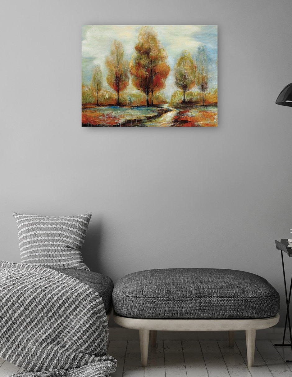Cuadro decorativo Arboleda Ii - Impresión En Lienzo técnica mixta Caminos 4
