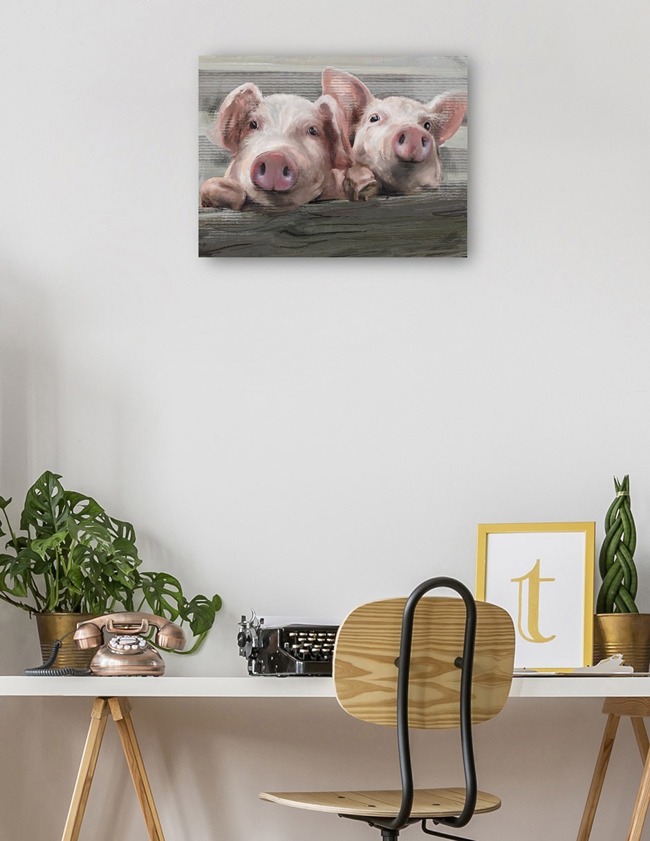 Cuadro decorativo Amigos Por Correspondencia - Impresión En Lienzo técnica mixta Animales Domésticos 3