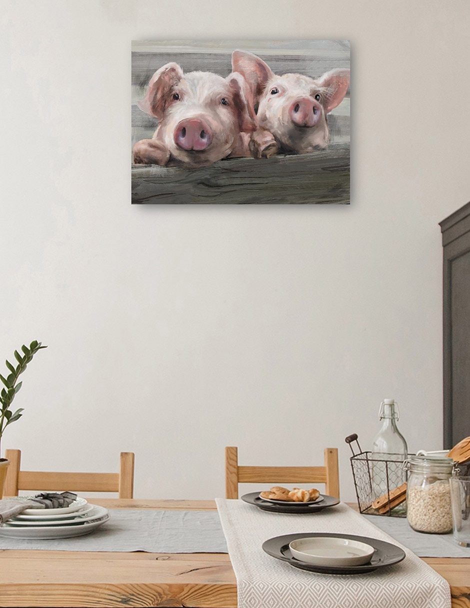 Cuadro decorativo Amigos Por Correspondencia - Impresión En Lienzo técnica mixta Animales Domésticos 4
