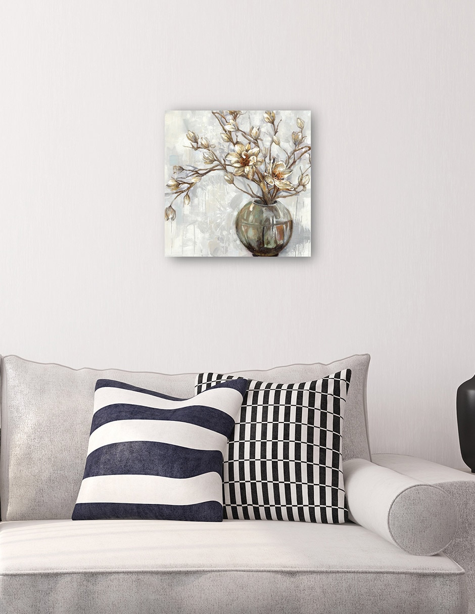 Cuadro decorativo Arreglo De Cobre - Impresión En Lienzo técnica mixta Floreros 4