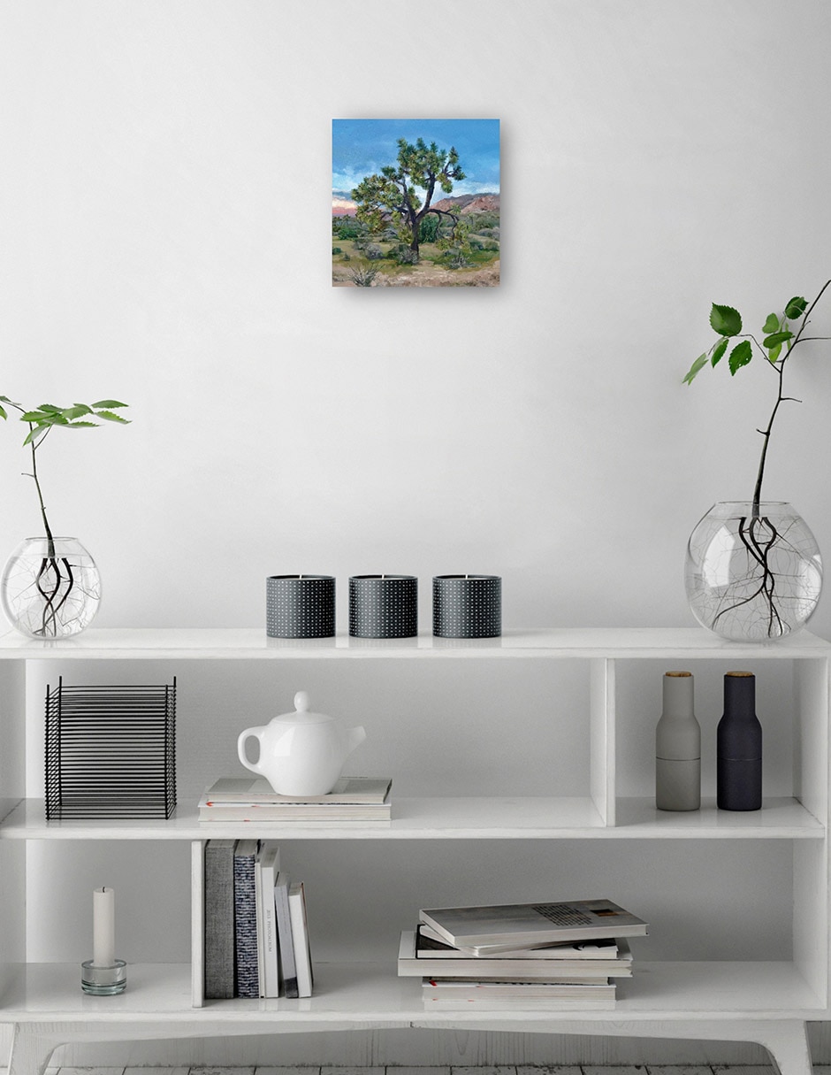 Cuadro decorativo Árbol De Joshua - Impresión En Lienzo técnica mixta Árboles 2
