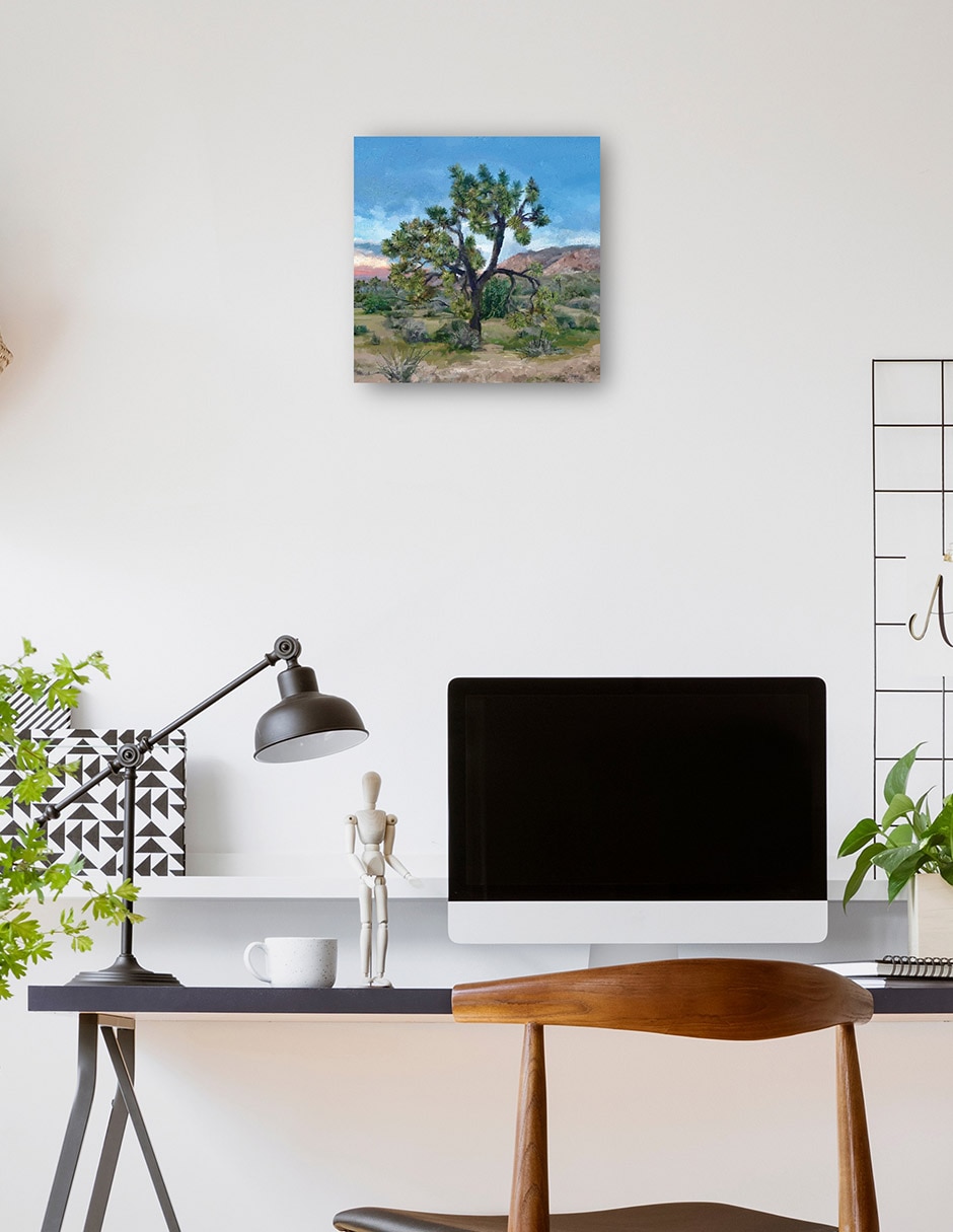 Cuadro decorativo Árbol De Joshua - Impresión En Lienzo técnica mixta Árboles 3