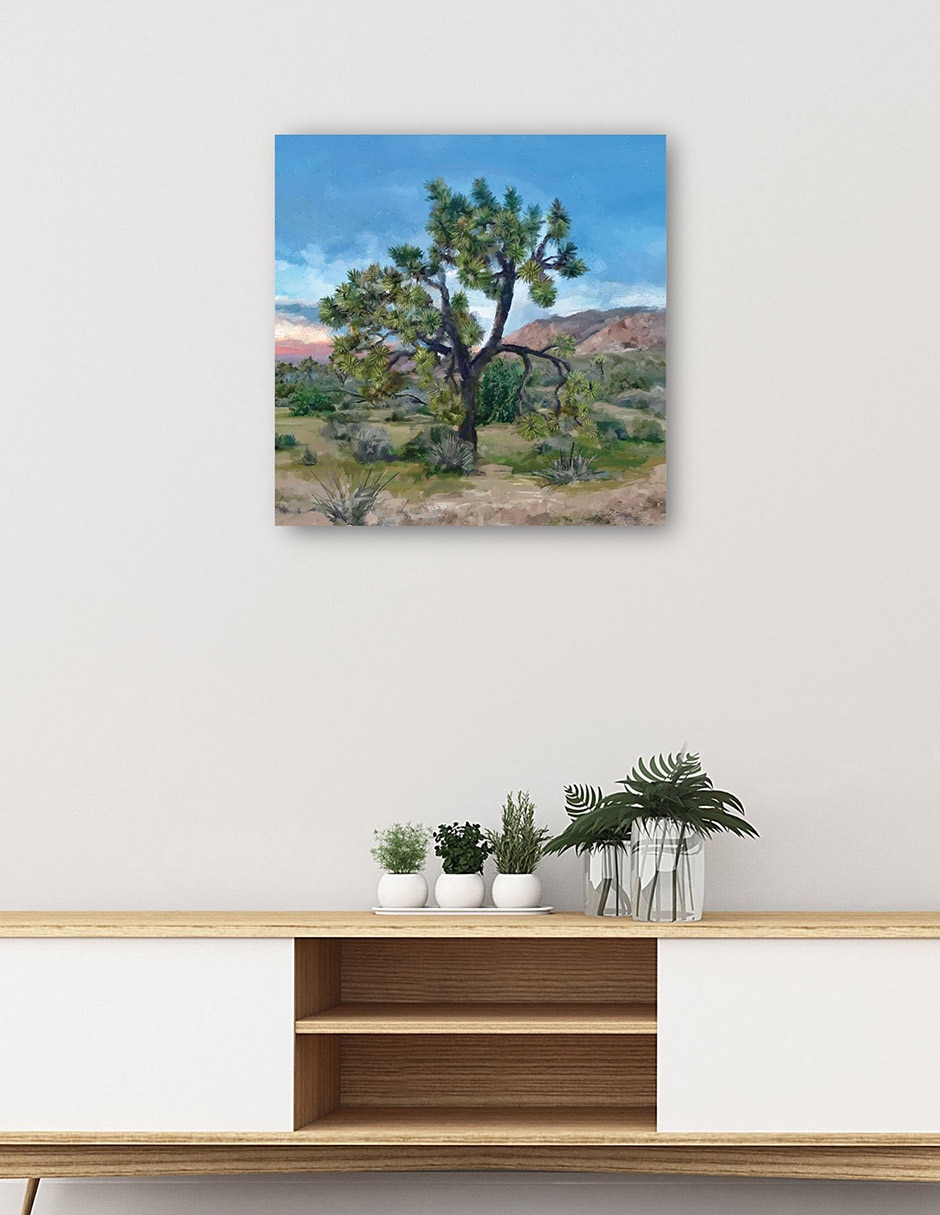Cuadro decorativo Árbol De Joshua - Impresión En Lienzo técnica mixta Árboles 5