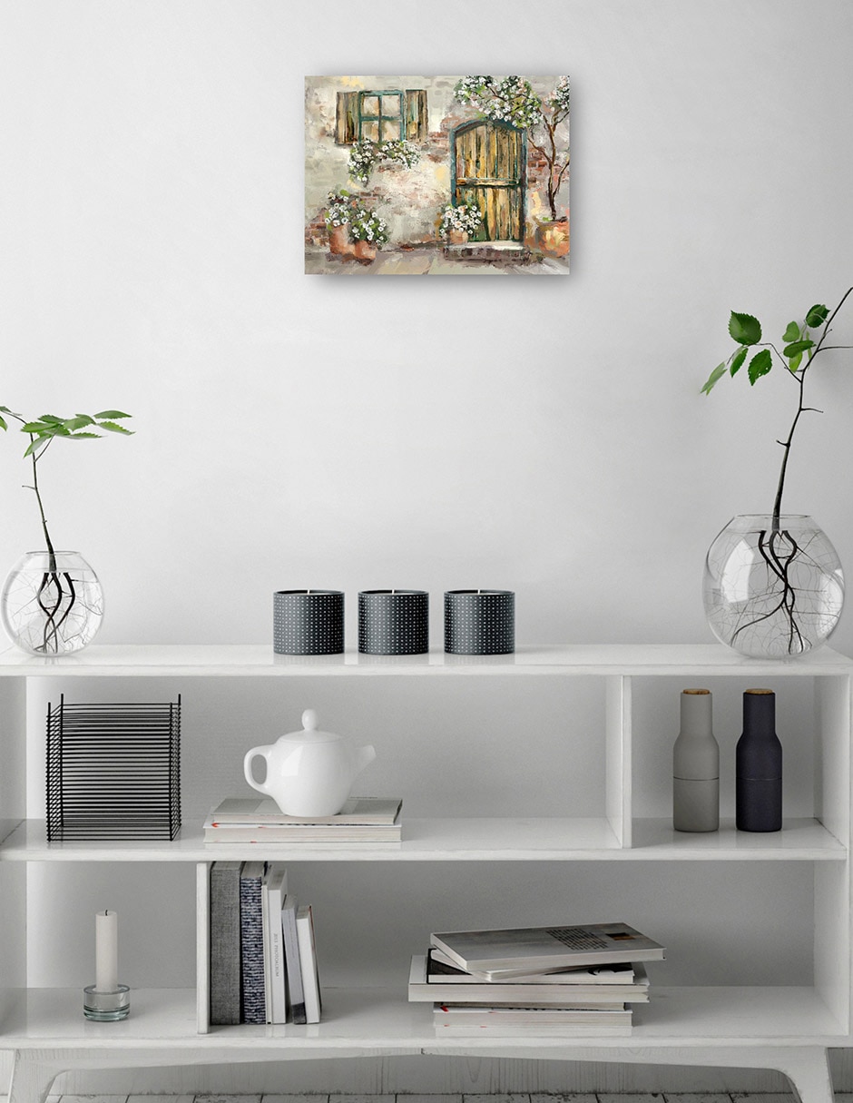 Cuadro decorativo Bella Casa I - Impresión En Lienzo técnica mixta Arquitectura 2