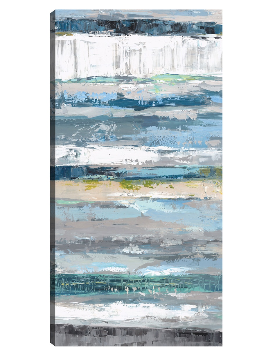 Cuadro decorativo Azul Estratos - Impresión En Lienzo técnica mixta Playas