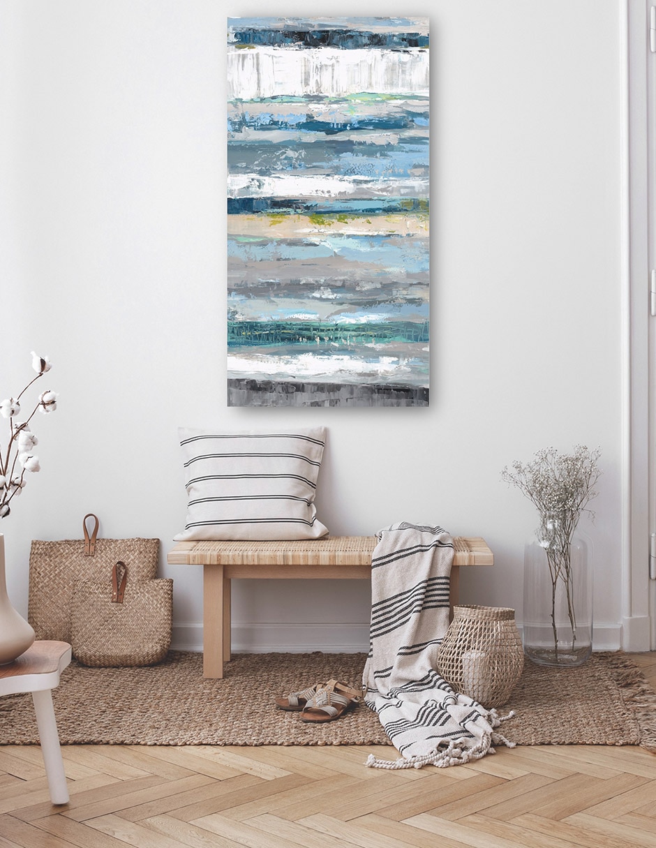 Cuadro decorativo Azul Estratos - Impresión En Lienzo técnica mixta Playas 5