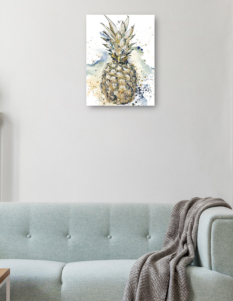 Cuadro decorativo Bienvenidos - Impresión En Lienzo técnica mixta Frutas 2