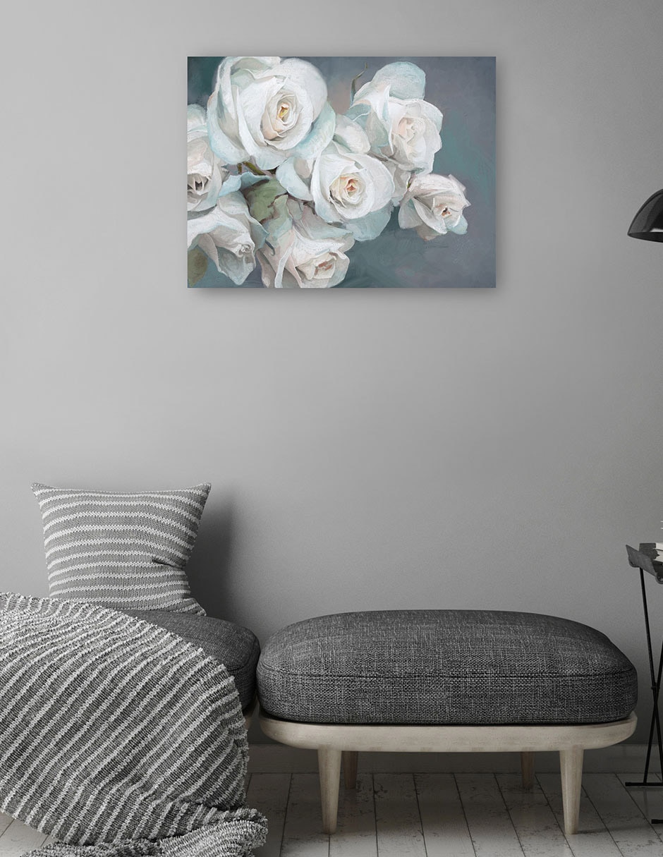Cuadro decorativo Balance Delicado - Impresión En Lienzo técnica mixta Ramos 4