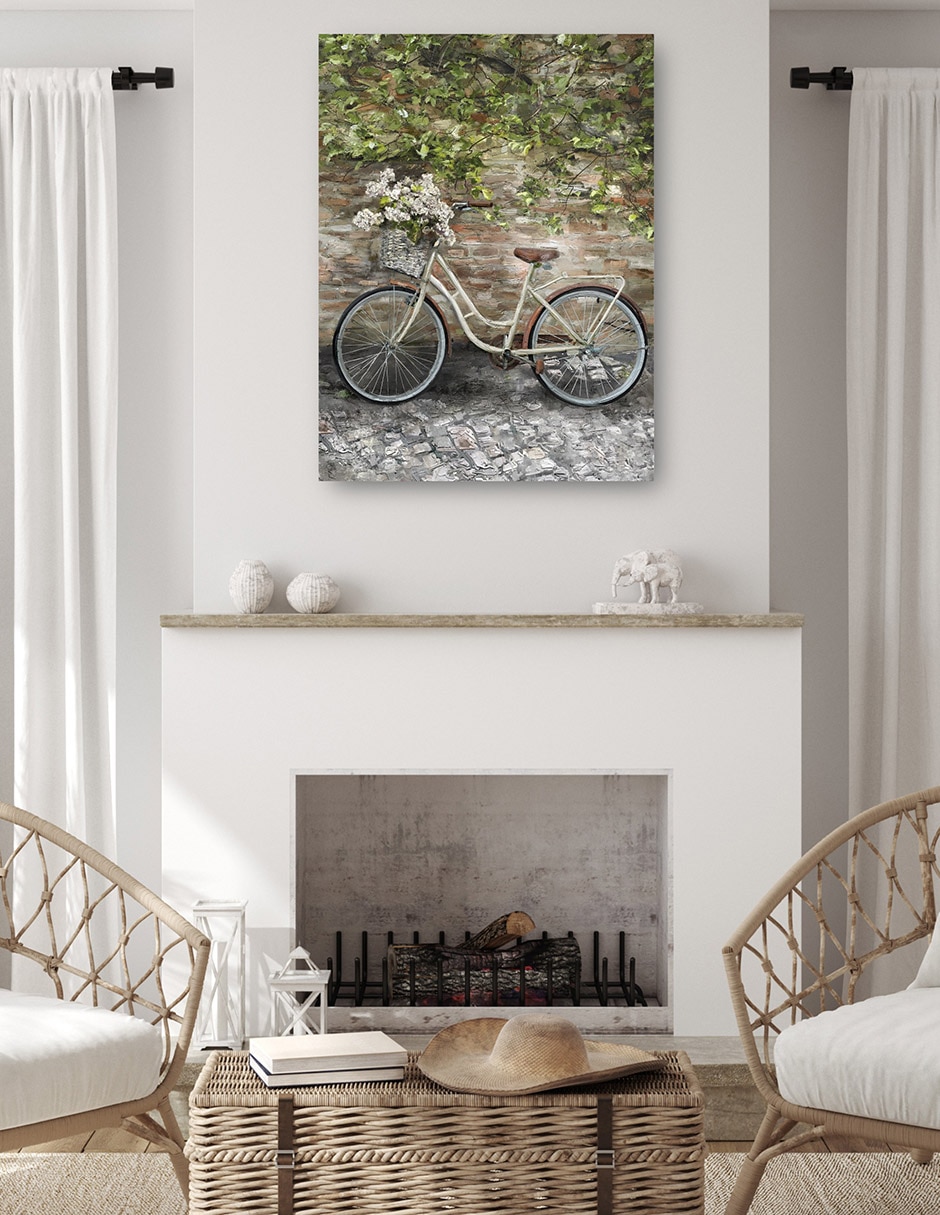 Cuadro decorativo Bicicleta Ii - Impresión En Lienzo técnica mixta Primavera 4
