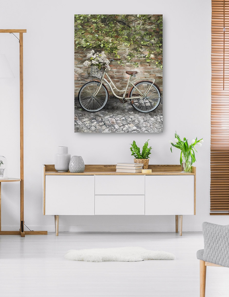 Cuadro decorativo Bicicleta Ii - Impresión En Lienzo técnica mixta Primavera 6