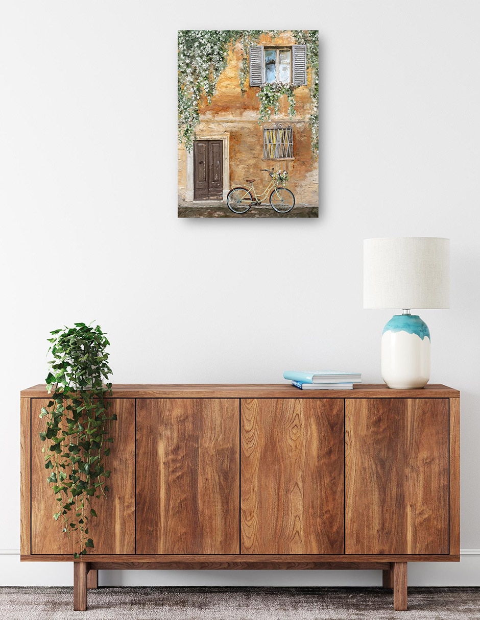 Cuadro decorativo Bella Casa - Impresión En Lienzo técnica mixta Lugares 2