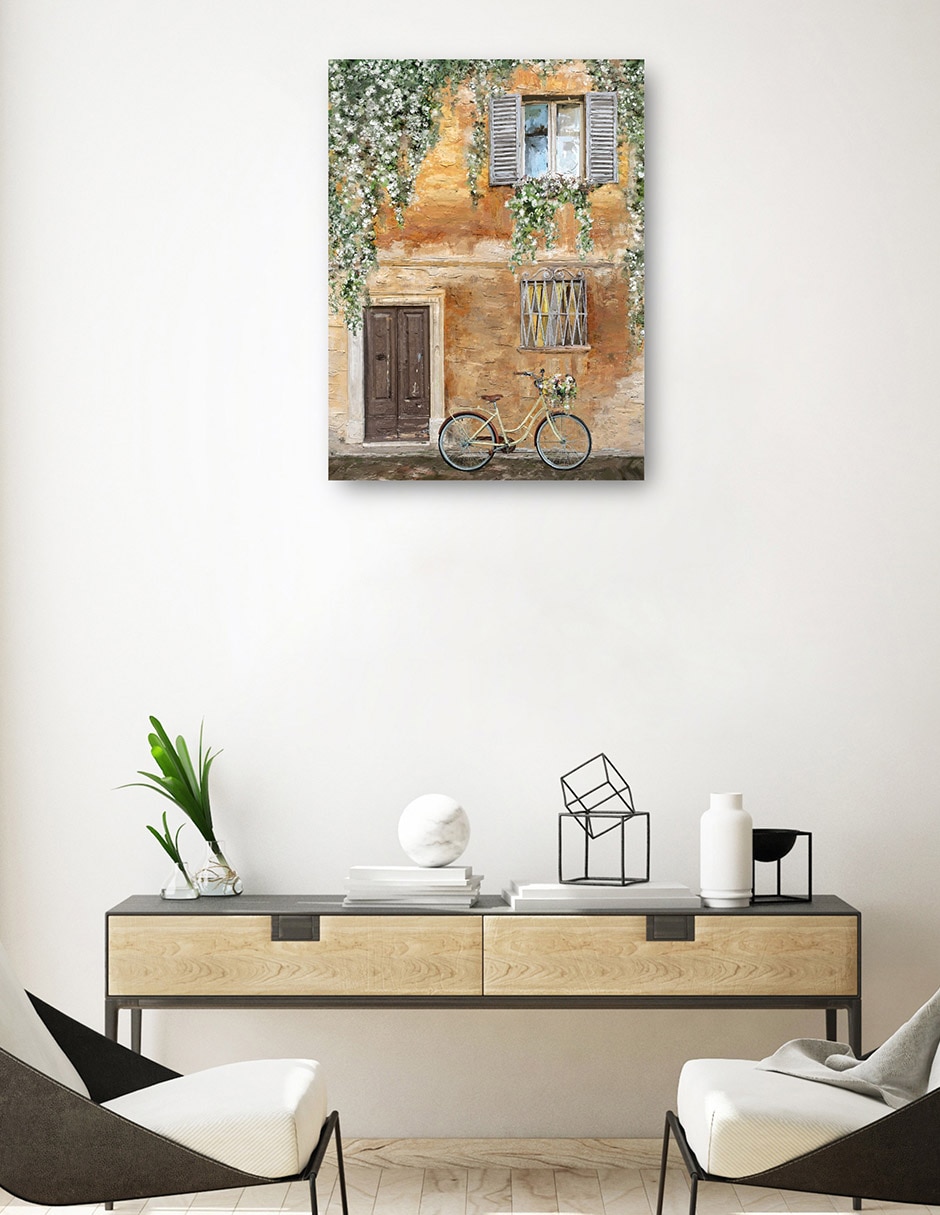 Cuadro decorativo Bella Casa - Impresión En Lienzo técnica mixta Lugares 3