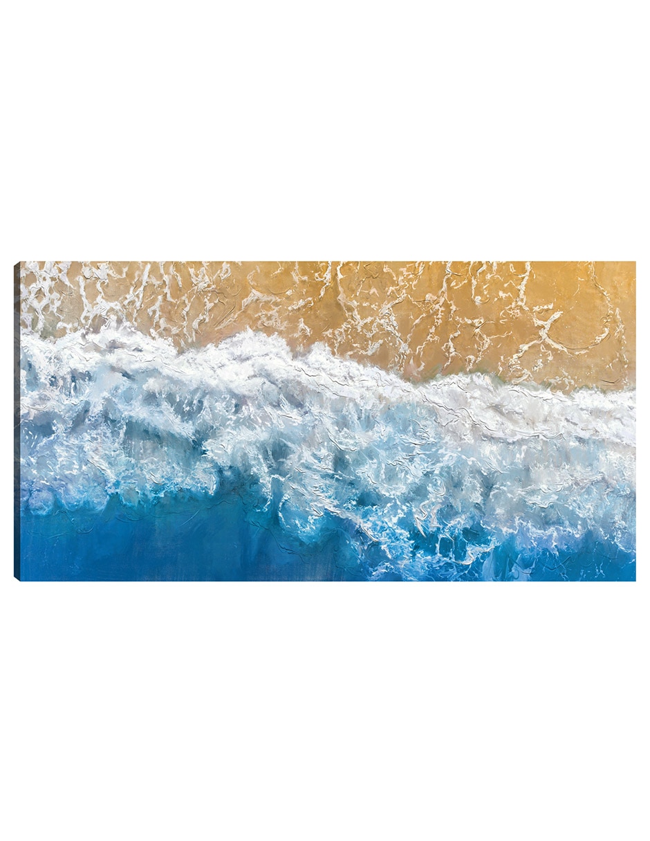 Cuadro decorativo Blues De Marea - Impresión En Lienzo técnica mixta Playas Cuadro decorativo Blues De Marea - Impresión En Lienzo técnica mixta Playas