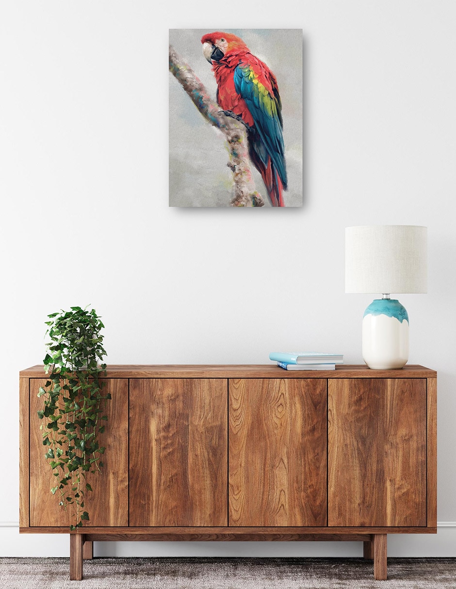 Cuadro decorativo Aviario De La Isla Ii - Impresión En Lienzo técnica mixta Vida Silvestre 2